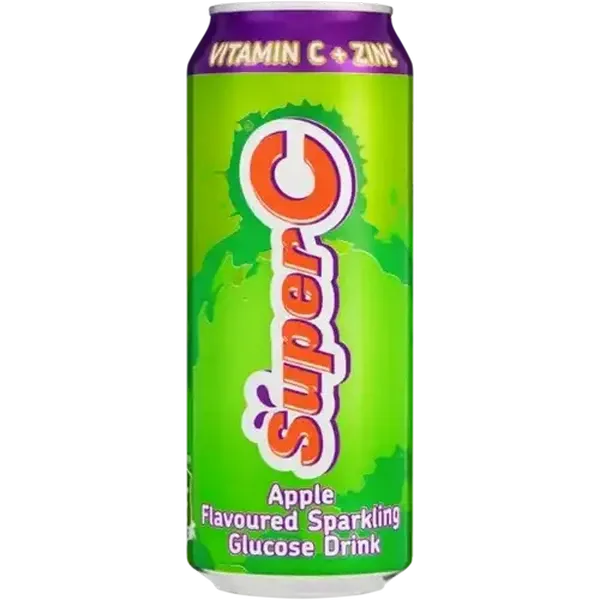 Super C Apple Flavoured Sparkling Glucose Drink 500ml