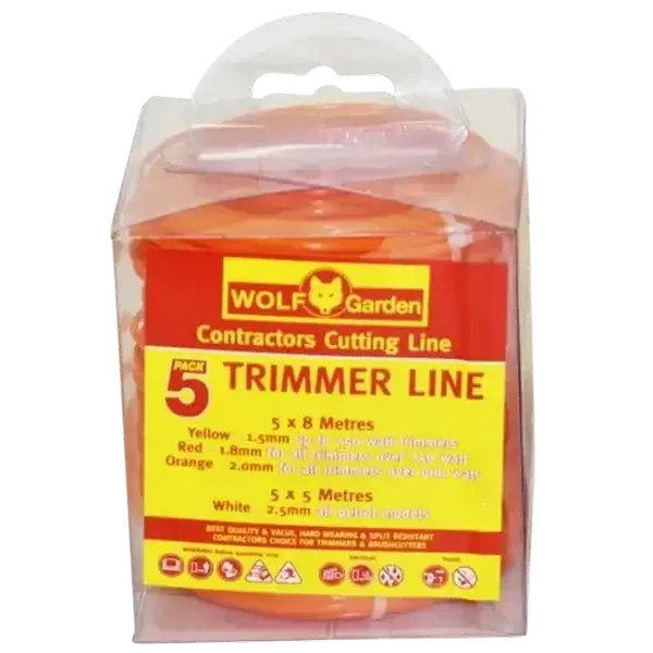 Wolf Garden Trimmer Line 1.8mm x 8m 5-Pack