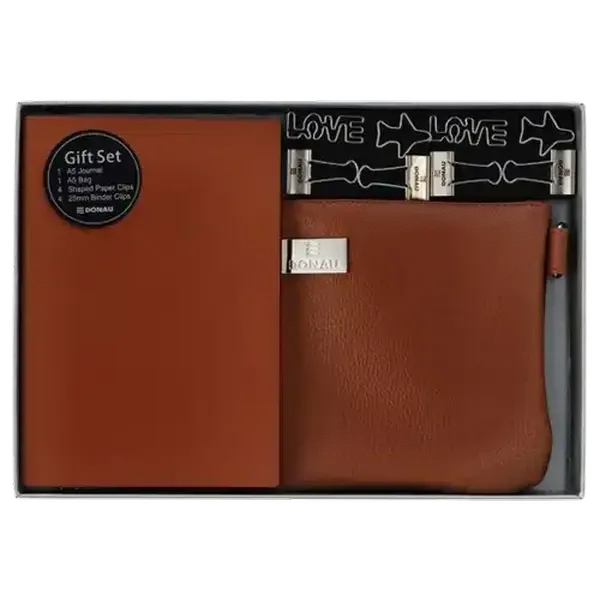 Donau Tan A5 Journal Gift Set