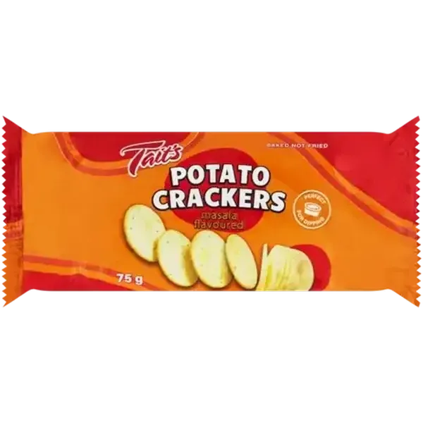 Tait's Masala Flavoured Potato Crackers 75g