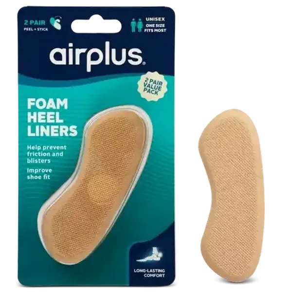 Airplus Foam Unisex Heel Liners Nude