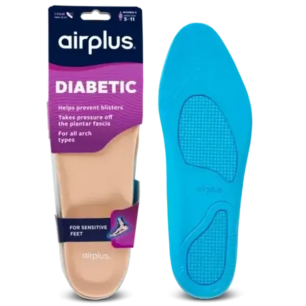 Airplus Insoles Womens Diabetic Air Blue