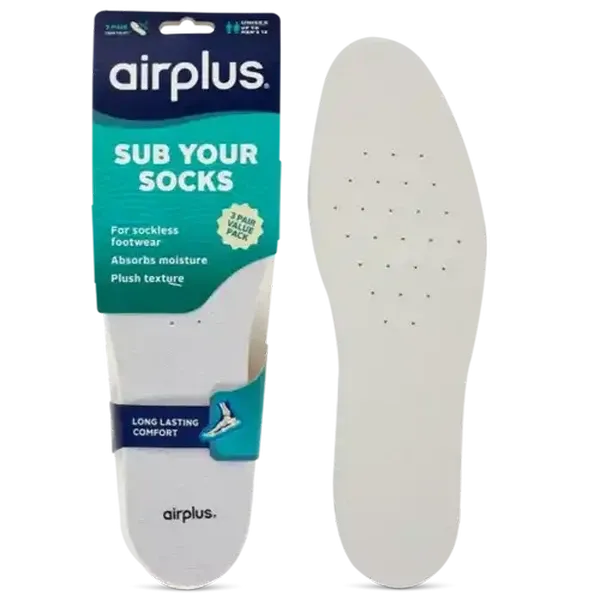 Airplus Insoles Unisex Sub Your Socks Grey