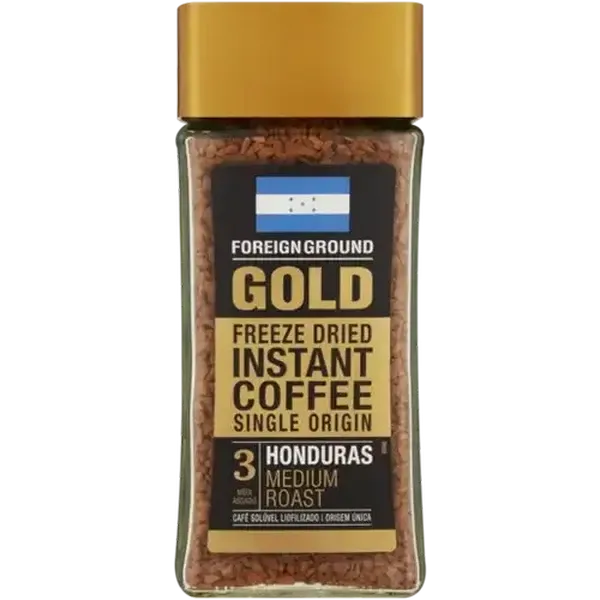 Foreign Ground Gold Honduras Freeze Dried Instant Coffee 100g