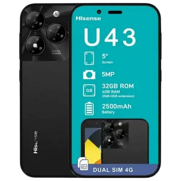 Hisense Black U43 Mobile Handset
