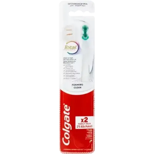 Colgate Total Soft Foaming Clean Toothbrushes 2 Pack