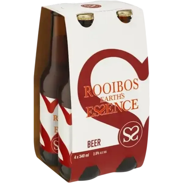Earth’s Essence Liquors Rooibos Beer Bottles 4 x 340ml