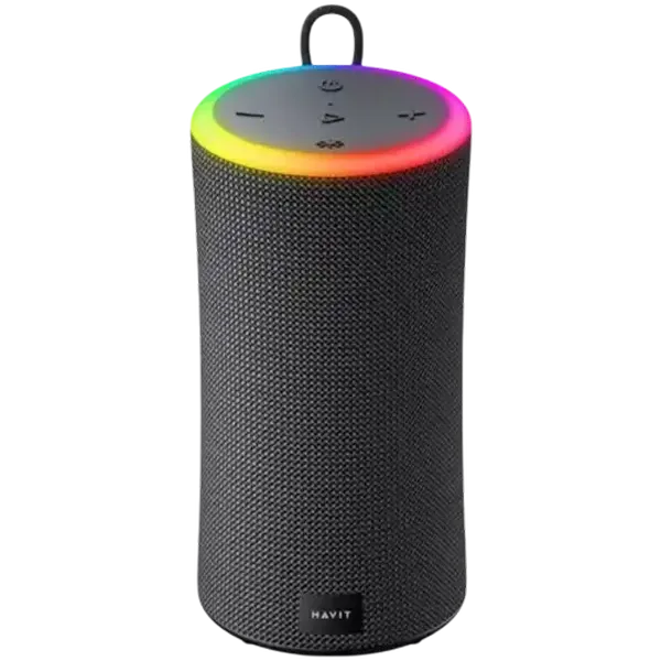 HAVIT Black Wireless Ring Light Speaker