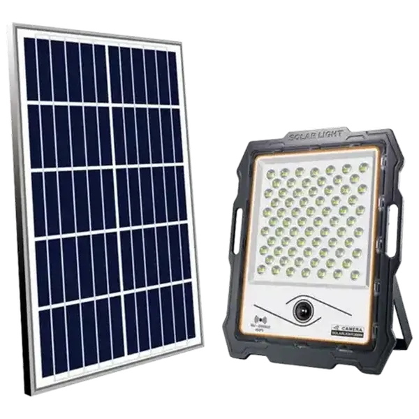 Eurolux Solar LED Floodlight & Wi-Fi Camera 1160lm 7000K