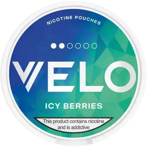 VELO Icy Berries 6mg Nicotine Pouches 20 Pack (Non-Refundable. Non-Returnable.)