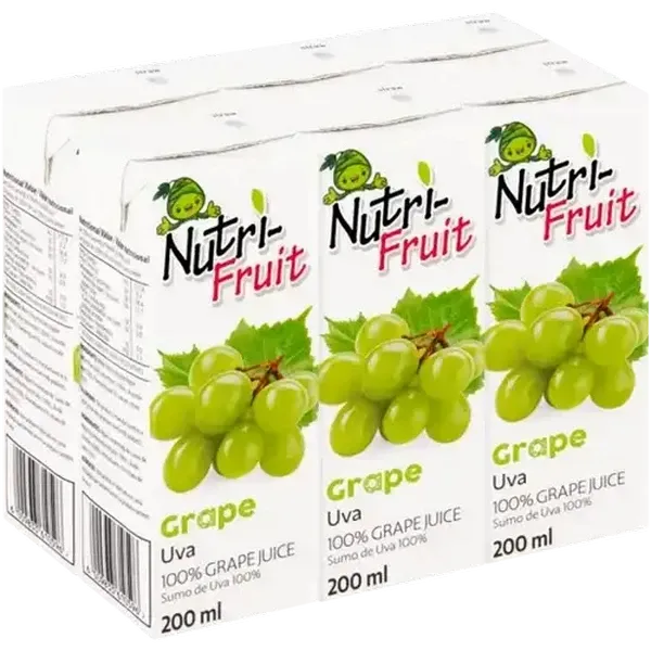 Nutri-Fruit 100% Grape Juice 6 x 200ml