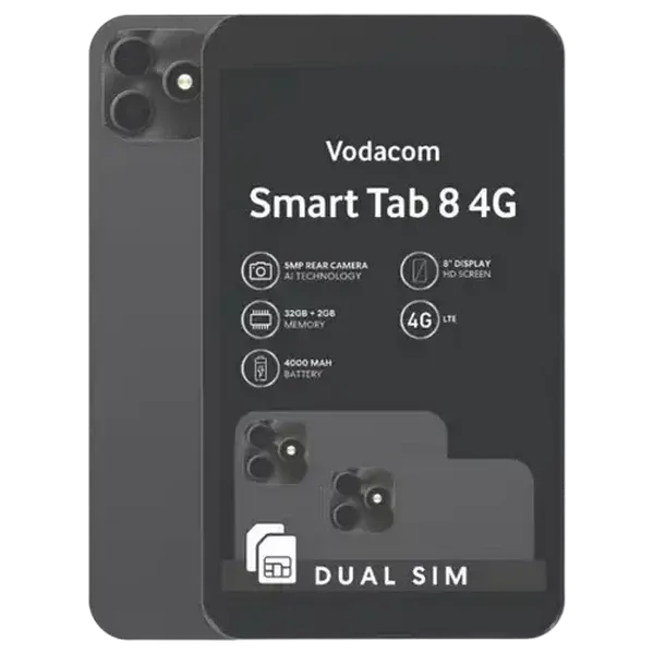 Vodacom Smart Tab 8 Black
