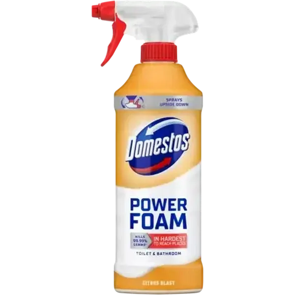 Domestos Power Foam Citrus Blast Toilet & Bathroom Cleaner 450ml