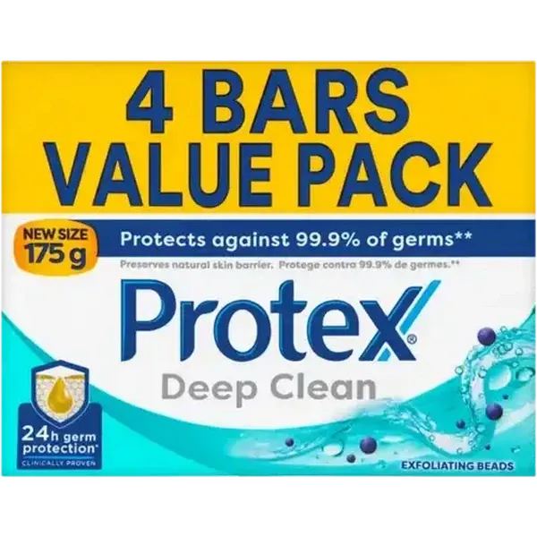 Protex Deep Clean Bar Soap 4 x 175g