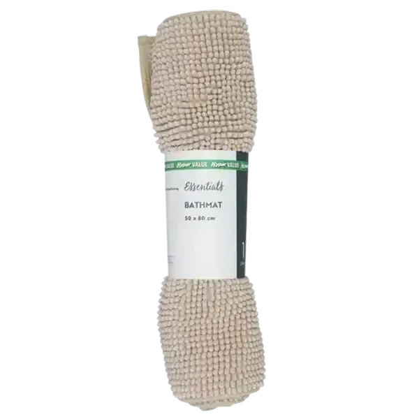 Hyper Value Stone Chenille Bathmat 50 x 80cm