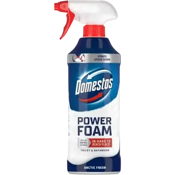 Domestos Power Foam Arctic Fresh Toilet & Bathroom Cleaner 450ml