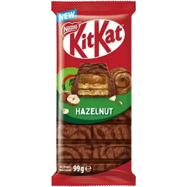 KitKat Hazelnut Milk Chocolate Slab 99g
