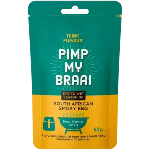 Pimp My Braai South Africa Smokey BBQ Seasoning 60g
