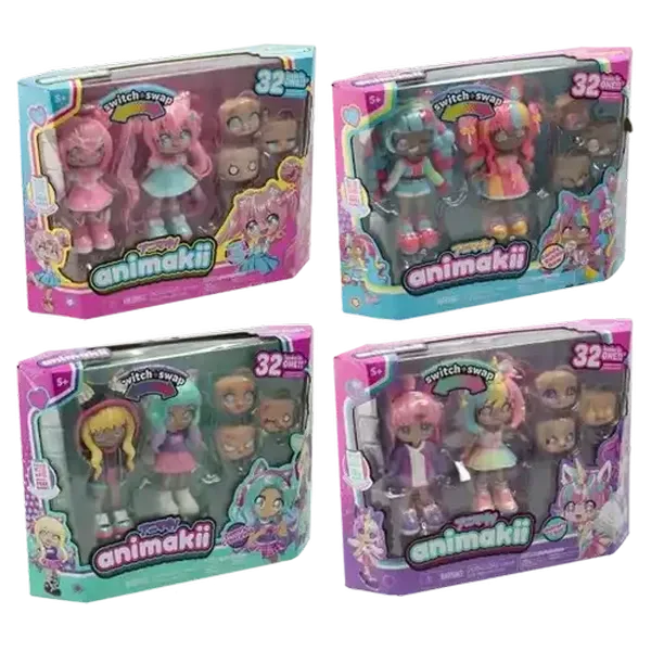 Animakii Switch & Swap Doll Set (Design May Vary)