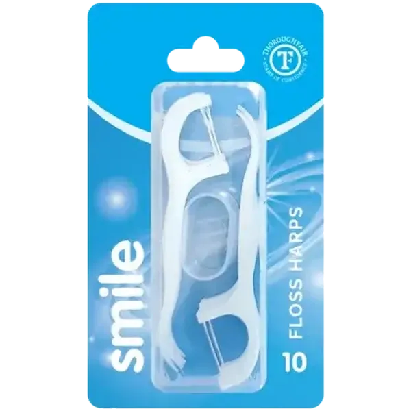Thoroughfair Smile Floss Harps 10 Pack