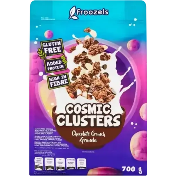 Froozels Cosmic Clusters Chocolate Crunch Granola 700g