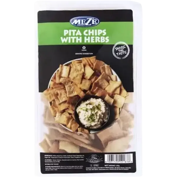 Mezé Foods Pita Chips with Herbs 170g