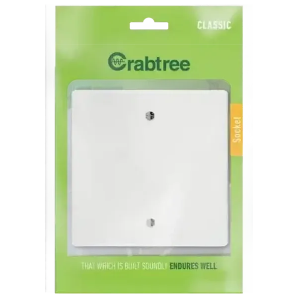 Crabtree Classic Blank Cover Plate 100X100mm