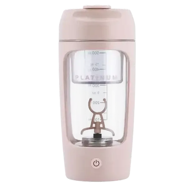 Platinum Pink Rechargeable Mixer Cup 650ml