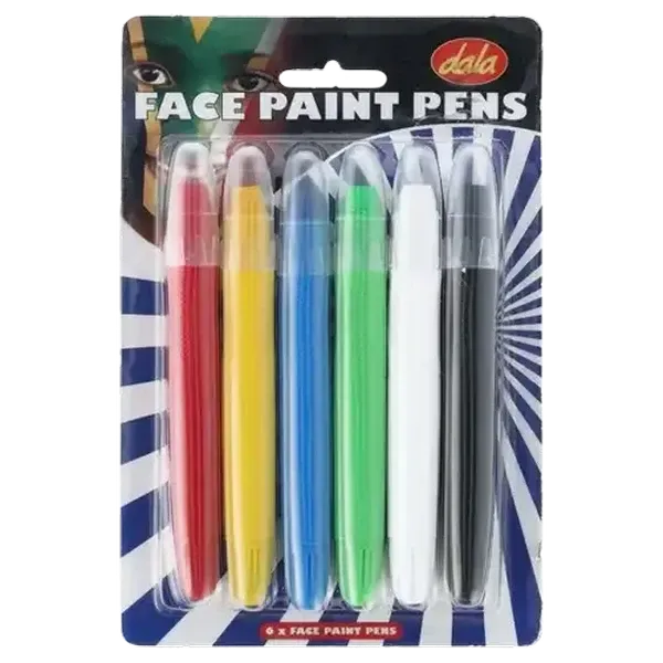 Dala Face Paint Pens 6-Pack