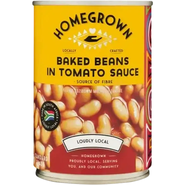 Homegrown Baked Beans in Tomato Sauce 410g
