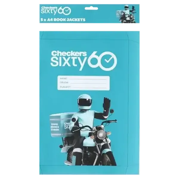 Sixty60 A4 Book Jackets 5-Pack