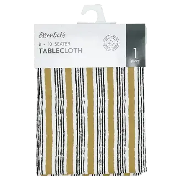Essentials Mustard Mayfair Table Cloth 160 x 220cm