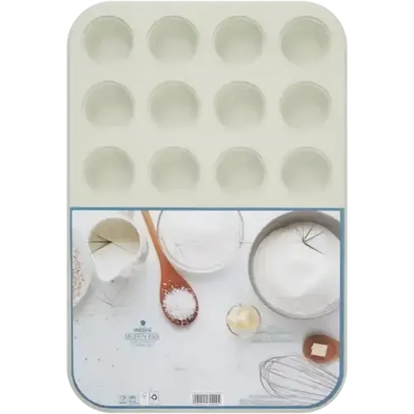 Millini Cream 24 Cup Muffin Pan 379mm x 260mm x 22mm