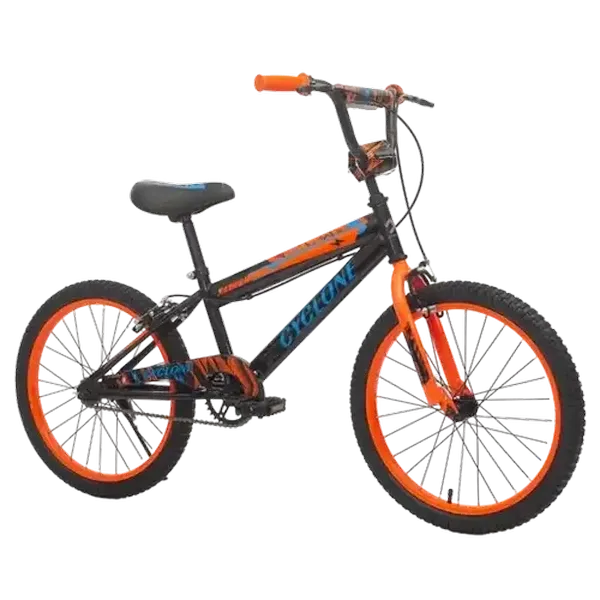 Cyclone BMX Black & Orange Bicycle 20 Inch