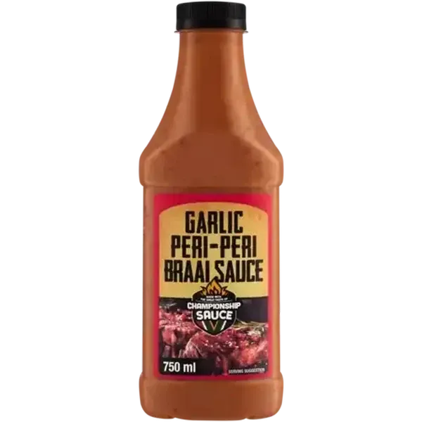 Championship Garlic Peri-Peri Braai Sauce 750ml