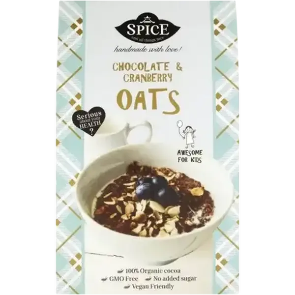 Spice and All Things Nice Chocolate & Cranberry Oats 500g