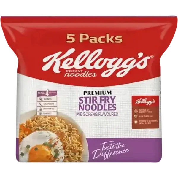 Kellogg's Mie Goreng Flavoured Premium Stir Fry Noodles 5 x 80g