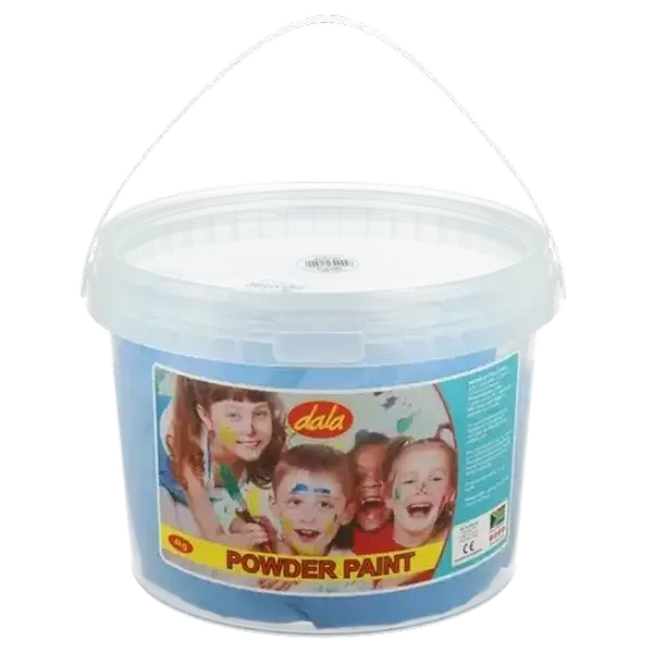 Dala Cyan Blue Powder Bucket Paint 4kg