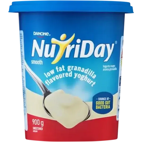 Danone NutriDay Granadilla Flavoured Low Fat Smooth Yoghurt 900g
