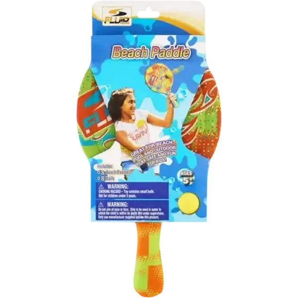FLUID Beach Paddle Set 4 Piece (Colour May Vary)