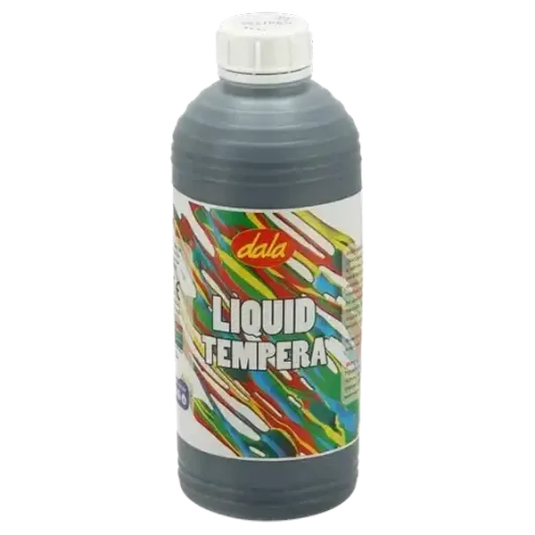Dala Black Liquid Tempera Paint 1L