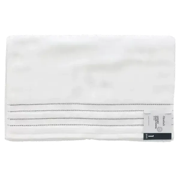 Essentials Hamptons White Luxury Hand Towel 50 x 90cm