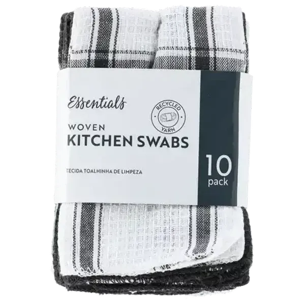 Essentials Waffle Florence Kitchen Swab 10-Pack 30 x 30cm