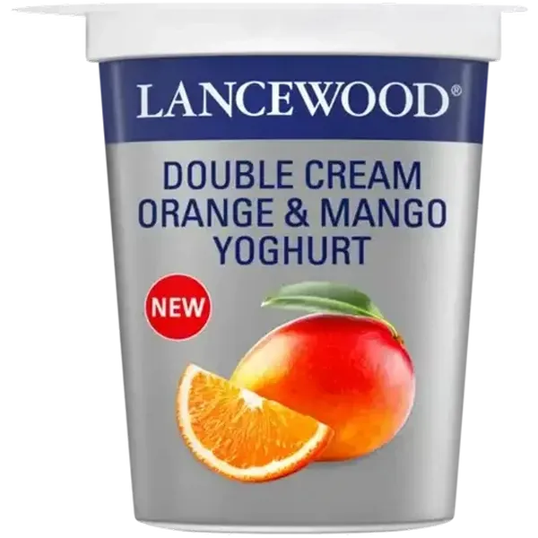 LANCEWOOD Orange & Mango Double Cream Yoghurt 150g