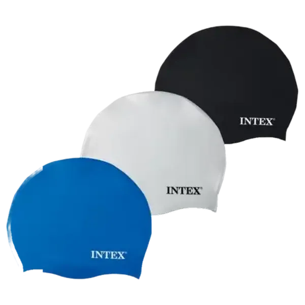 Intex Assroted Silicone Swim Cap (Design May Vary)