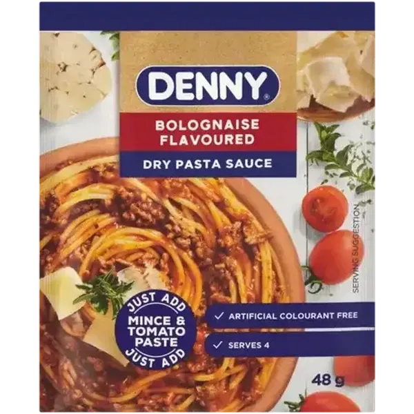 DENNY Bolognaise Flavoured Dry Pasta Sauce 48g