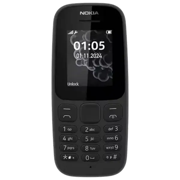 Nokia 105 Black Mobile Handset 4MB