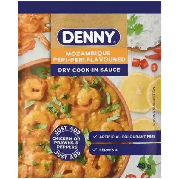 DENNY Mozambique Peri-Peri Flavoured Dry Cook-In Sauce 48g
