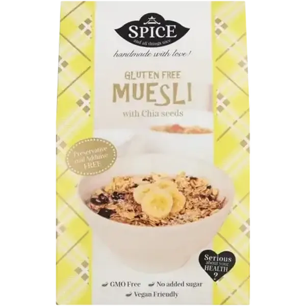 Spice and All Things Nice Gluten-Free Muesli with Chia Seeds 500g