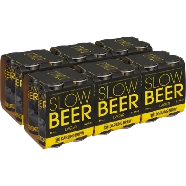 Darling Brew Slow Lager Beer Cans 24 x 300ml